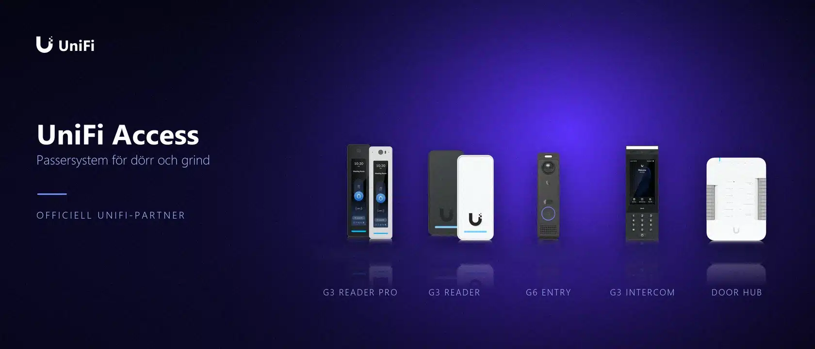 UniFi Access | access control system with G3 Reader Pro, G3 Reader, G6 Entry, intercom and door hub